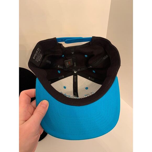 Four Star Decal Shop Black Teal Snapback Hat Cap New - Picture 8 of 8